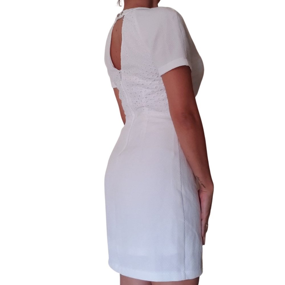 Whithe Mini Dress Small - Picture 4 of 11